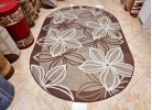 Мокетен килим ERIKA 8013 brown елипса